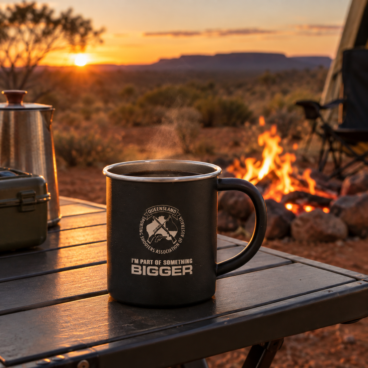 Enamel Coffee Mug